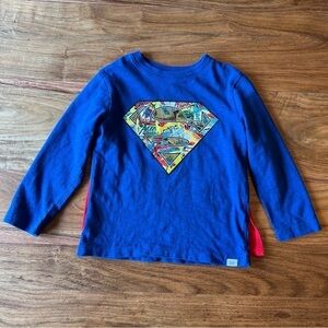 Baby Gap X DC Superman T-Shirt With Removable Cape